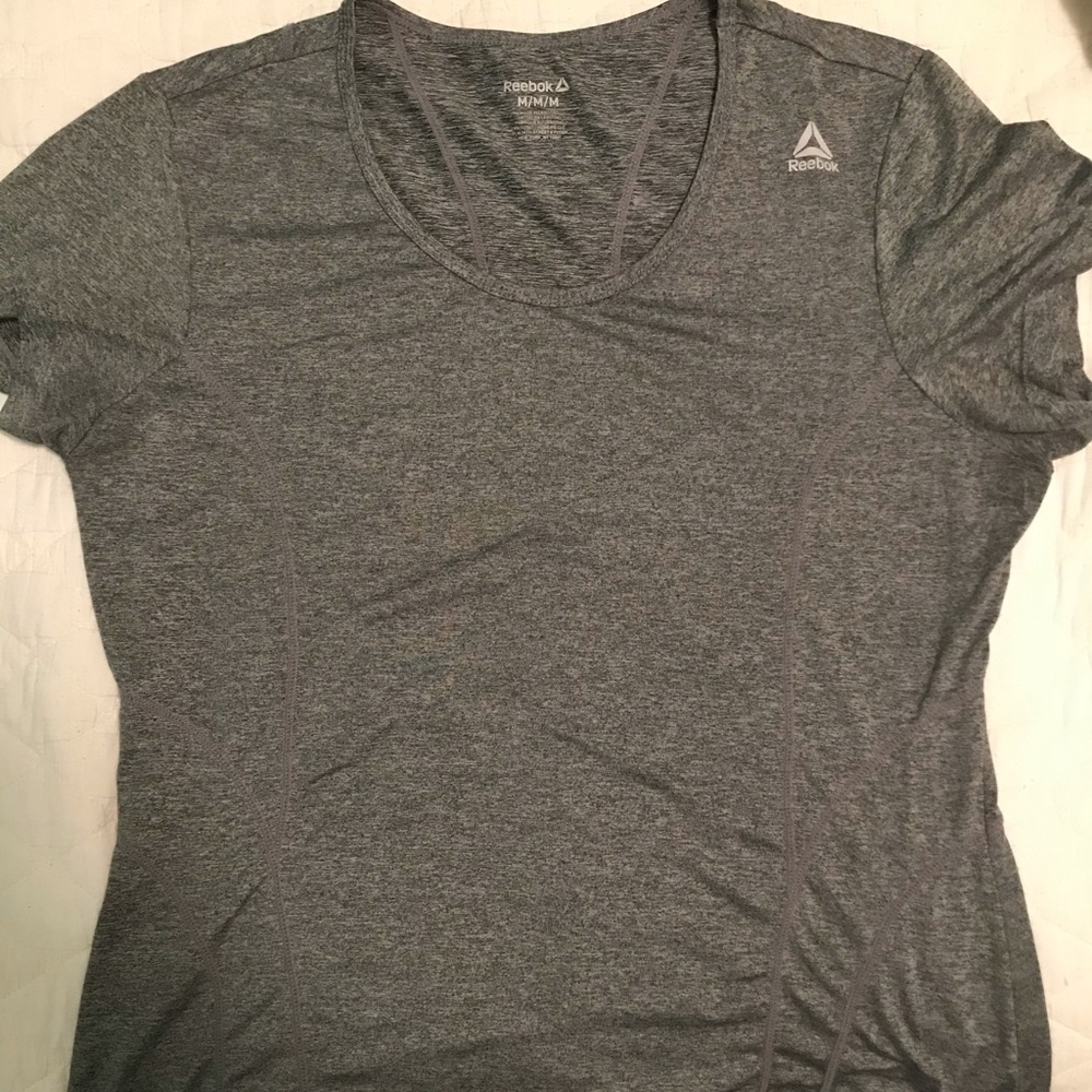 Reebok Heather Gray Workout Tee